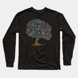 STEAMPUNK TREE whose leaves are actually gears Long Sleeve T-Shirt